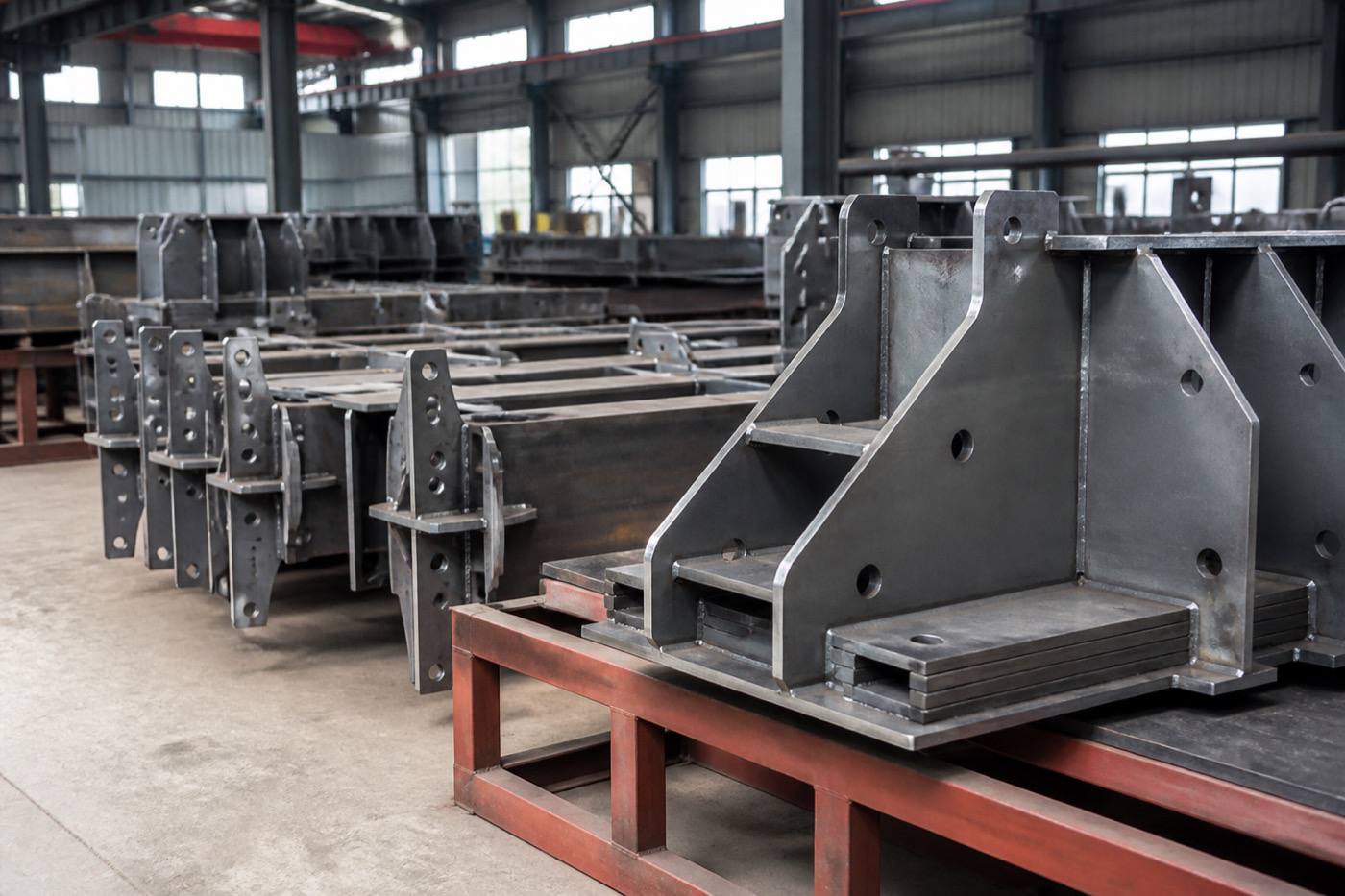Made-to-order steel parts based on confirmed requirements.
